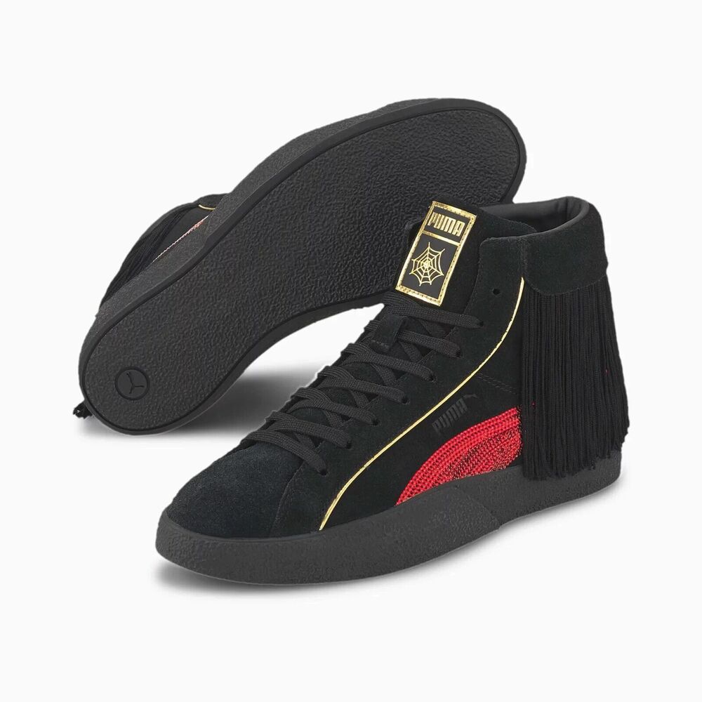Puma x Charlotte Olympia Love Women's Black Red Gold Lifestyle Shoes Size 7us